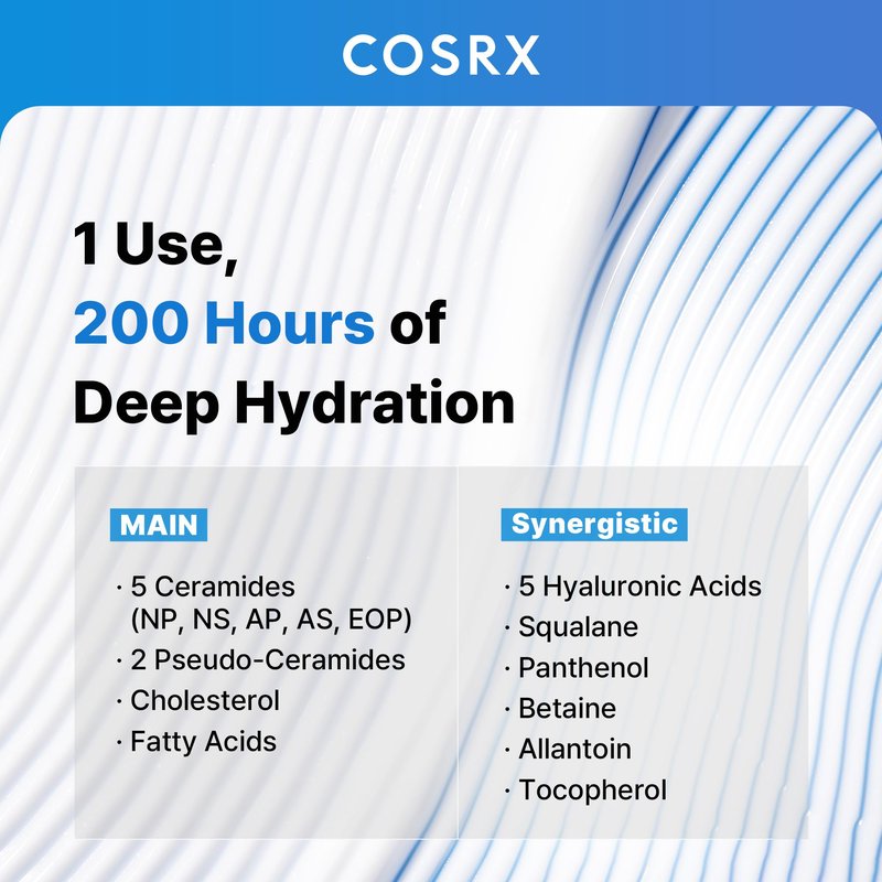 COSRX Ceramide Skin Barrier Moisturizer for Face with 7 Ceramides, Hyaluronic Acid & Panthenol, Barrier Repair Face Cream for Dry & Sensitive Skin, 2.7 oz, Korean Moisturizer, Korean Skin Care