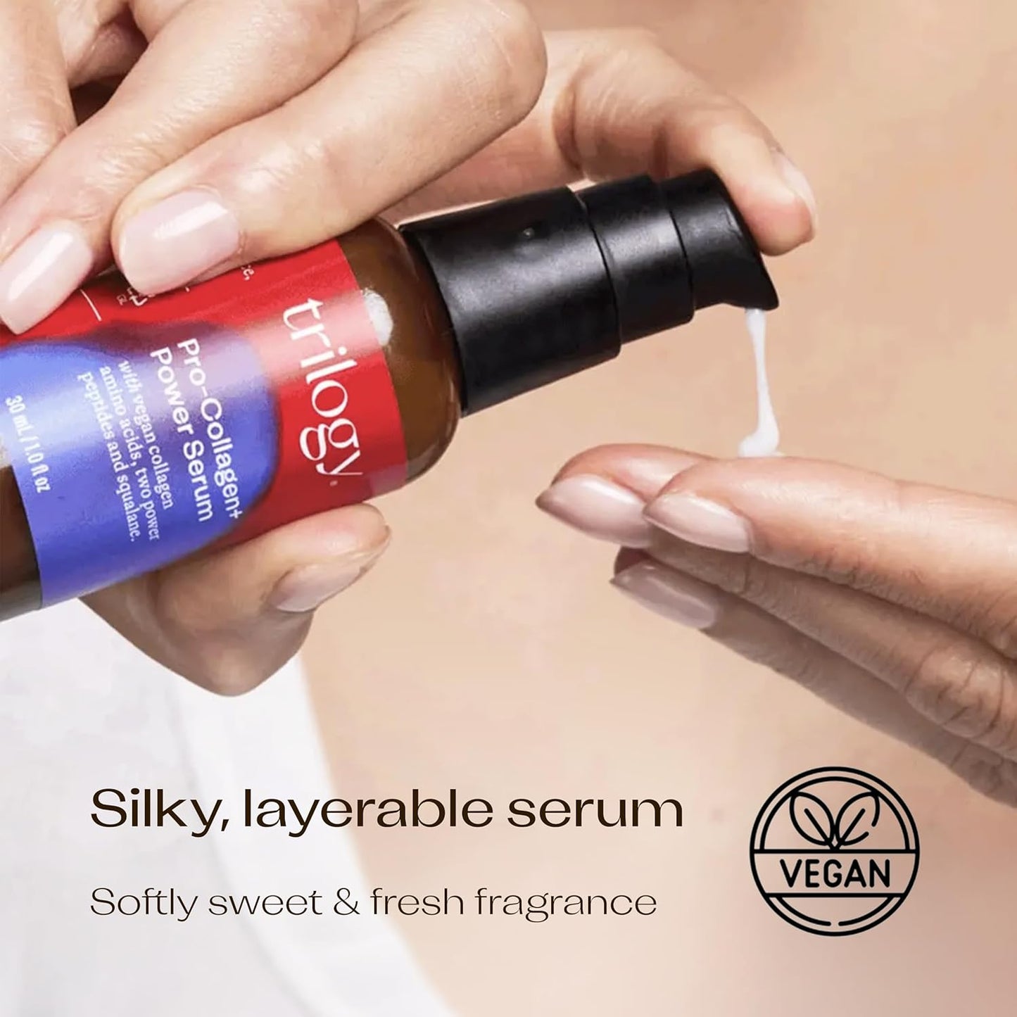 Trilogy Power Serum - Anti-Aging Skin Treatment | 1 Oz Hydrating Formula
