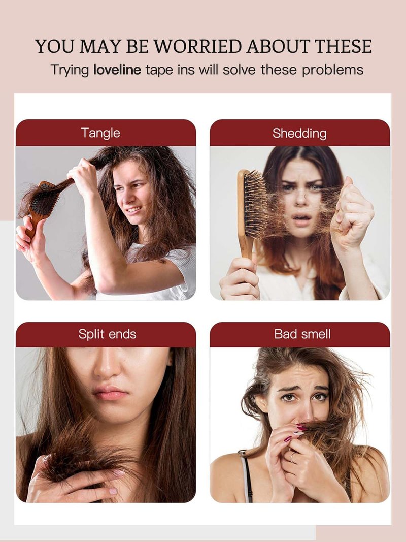 LOVELINE Tape in Hair Extensions Human Hair, Chocolate Brown, 20 Inch 20pcs 50g, Skin Weft Seamless Invisible, Soft and Thick Luxury Remy Human Hair Extensions
