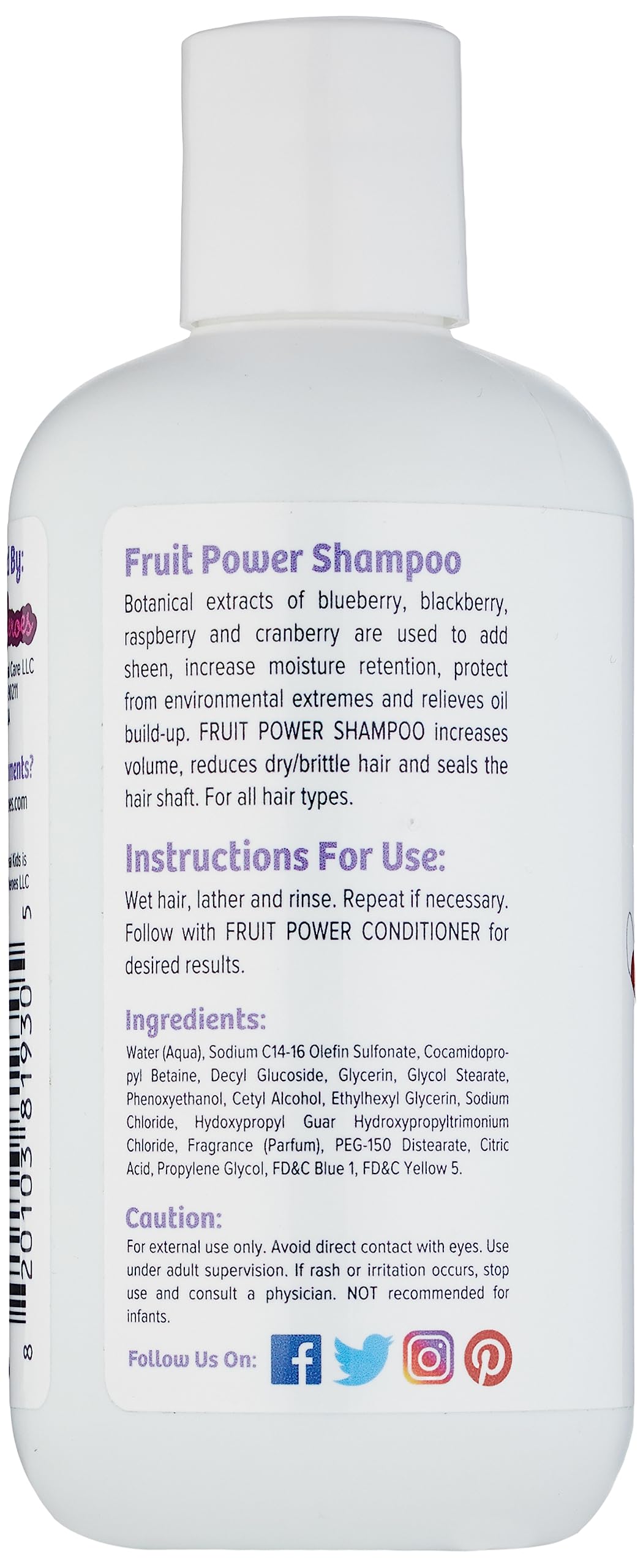 Kids Gentle Tear-Free Shampoo for Toddlers & Sensitive Scalps – Daily Use, 8 Ounce