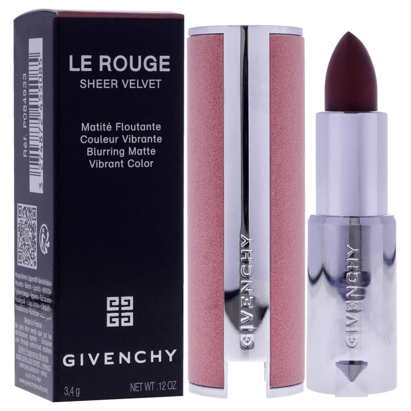 Givenchy Le Rouge Sheer Velvet Matte Lipstick - N17 Rouge Erable | 0.11 oz Long-Lasting Formula