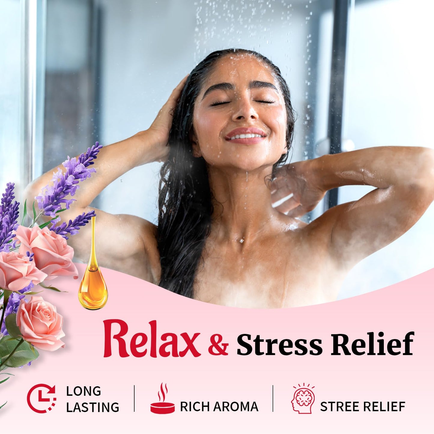 Shower Steamers Aromatherapy Birthday Gifts for Women, 24pcs Travel Essentials, Hotel Shower Spa, Mom Wife Grandma Sister Her Self Care Relaxation with Natural Essential Oils Home