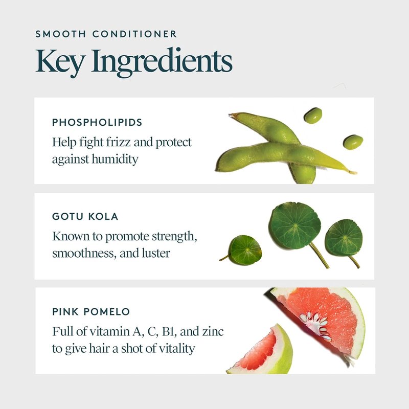 Virtue Smooth Conditioner - Frizz Control for Curly Hair | Sulfate-Free & Color Safe
