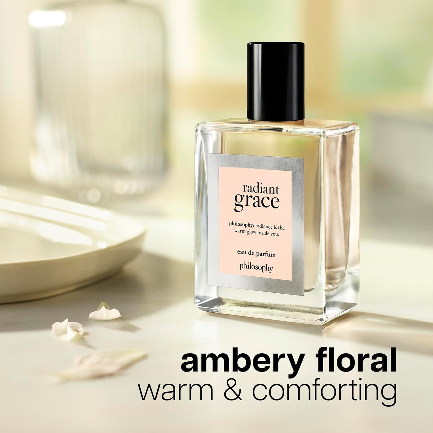 Radiant Grace Eau de Parfum | Warm Floral Women's Fragrance - Notes of Sandalwood, Jasmine & Black Cherry