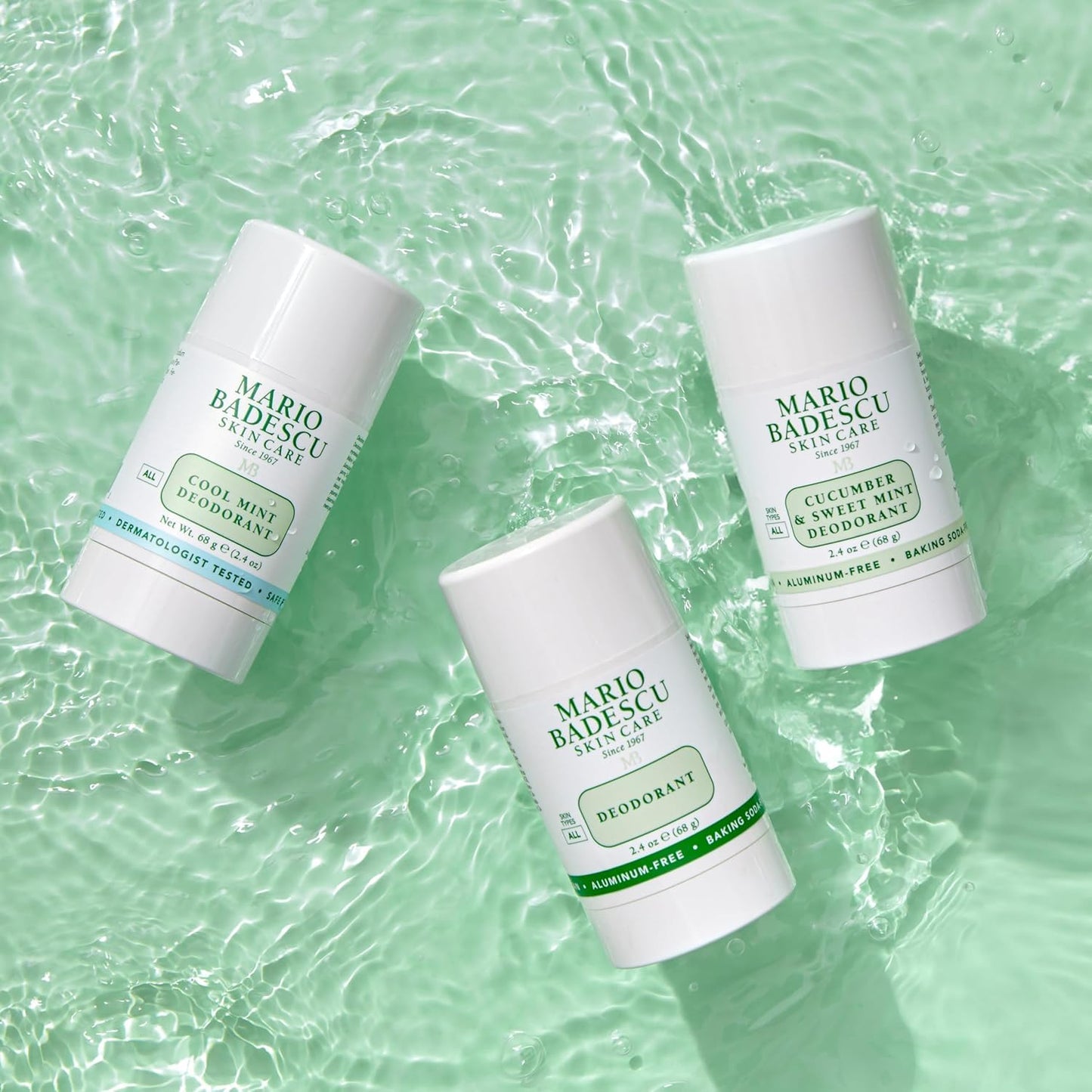 Mario Badescu Aluminum-Free Deodorant - Baking Soda & Paraben-Free | All-Day Odor Protection for Men & Women