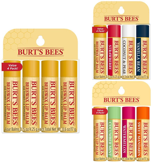 Burt's Bees Lip Balm Flavor 12count