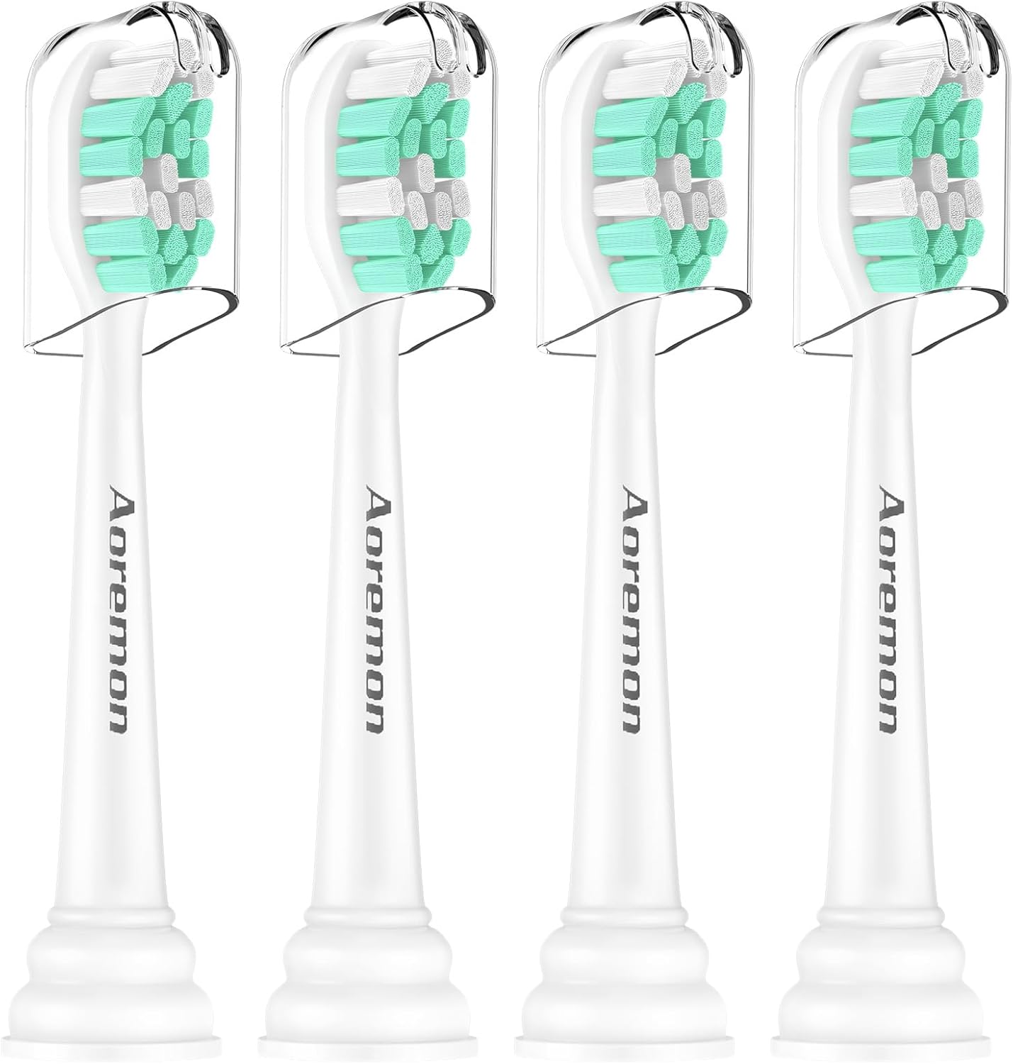 Philips Sonicare Replacement Brush Heads - Compatible C2/C1 | 4-Pack Electric Toothbrush Heads