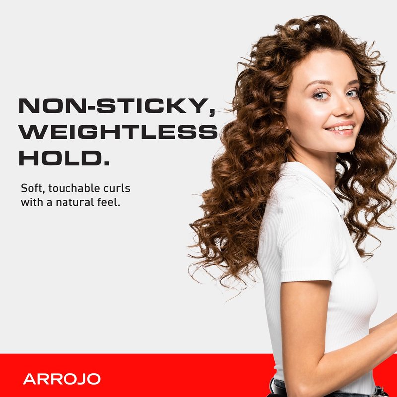 Arrojo Curl Defining Gel, 5.1 fl oz – Moisture-Rich, Firm Hold Wavy & Curly Hair Gel - Paraben-Free & Sulfate Free & Cruelty-Free Frizz & Heat Damage Protection