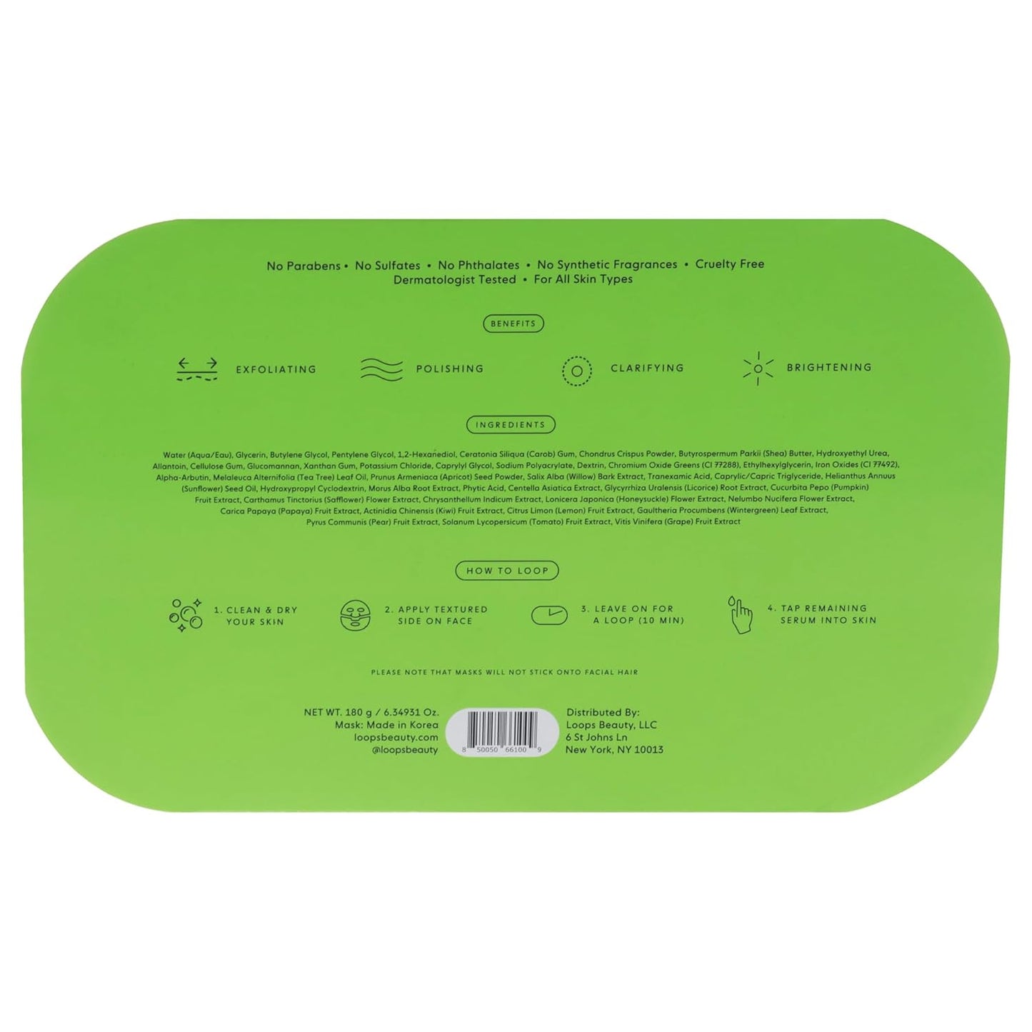 Hydrogel Face Mask - Gently Exfoliate & Brighten Skin | 5 Pack