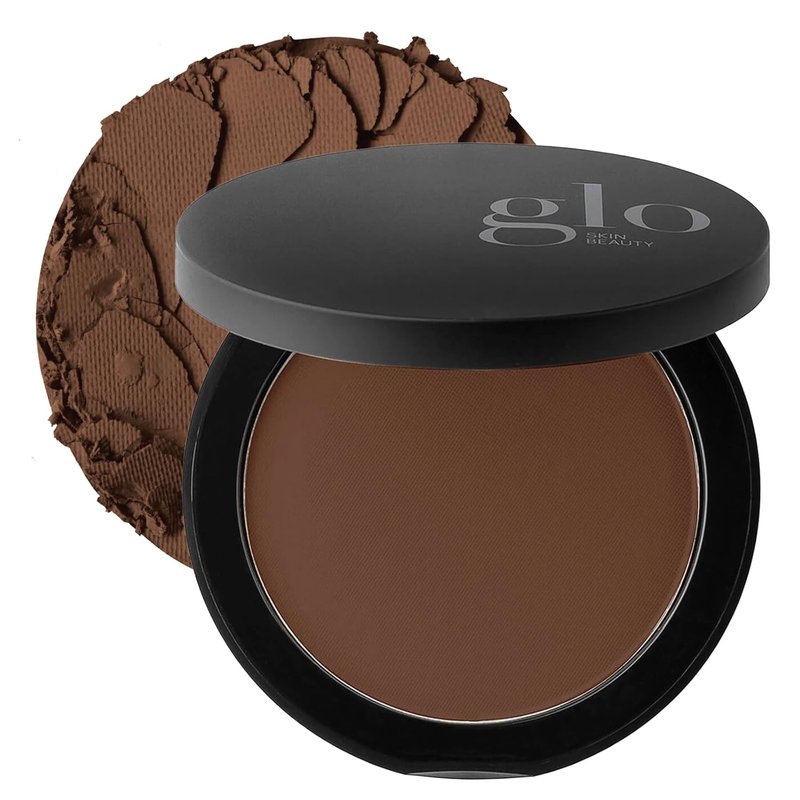 Glo Skin Beauty Pressed Base Powder Foundation - Cocoa | Flawless Coverage & Natural Finish