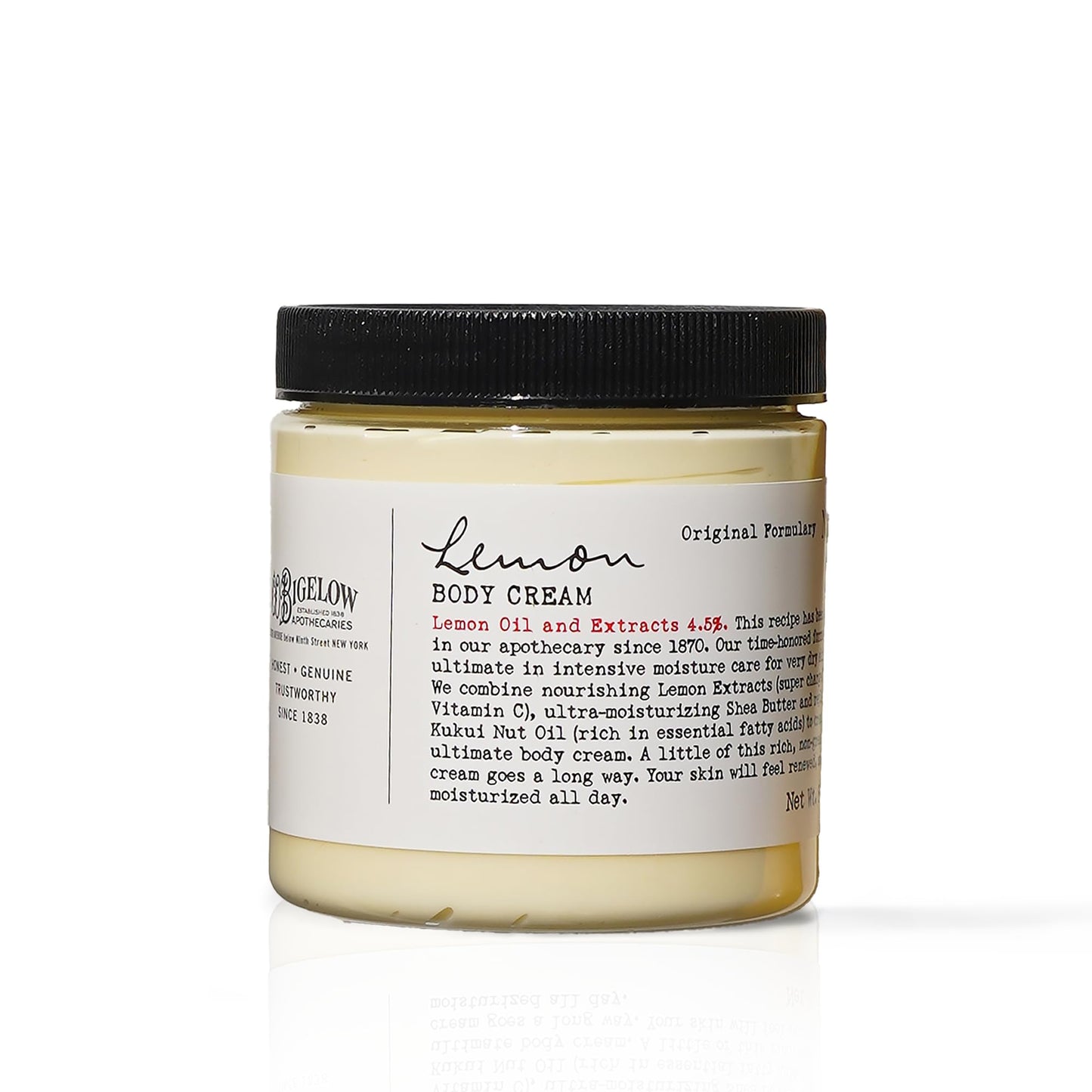C.O. Bigelow Lemon Body Cream, Lotion for Dry Skin