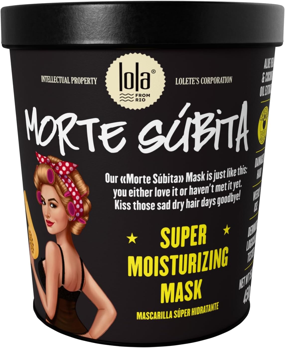 Lola From Rio - Intensive Hair Mask for Dry, Damaged & Frizzy Hair | 15.87 oz