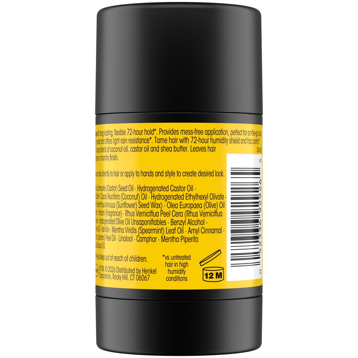 got2b glued on-the-go wax stick, 1.8oz, sleek and slick styles, style your hair without the crunch, helps control frizz