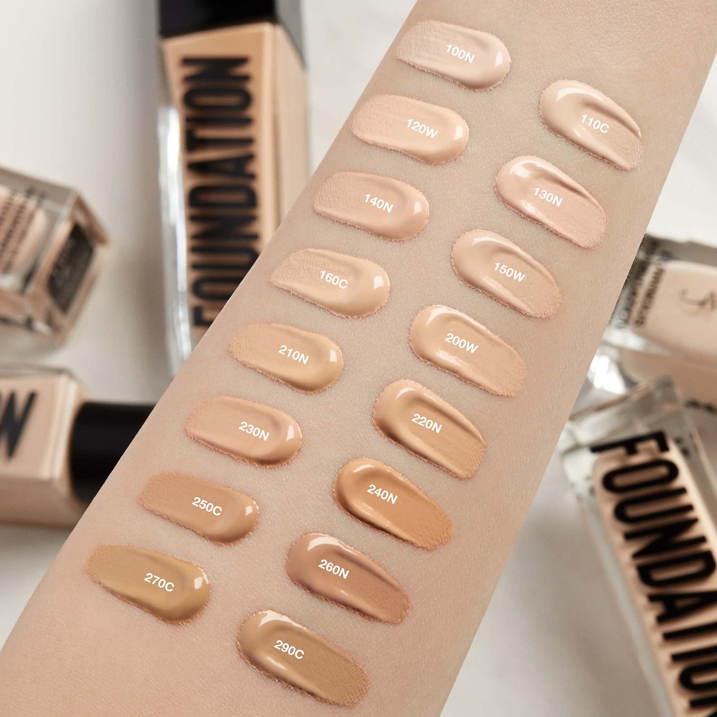 Anastasia Beverly Hills Luminous Foundation - Water-Resistant Long-Wear Face Makeup, Lightweight Glow-Boosting Formula for All Skin Types - 210N