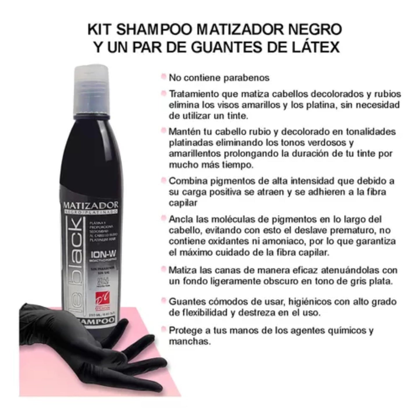 Le Black Purple Toning Shampoo – Shampoo for Blonde Hair, 8.45 Fl Oz, Formal Tone, Black/Platin – Enhance and Maintain Vibrant Blonde Shades with a Premium Hair Care Formula