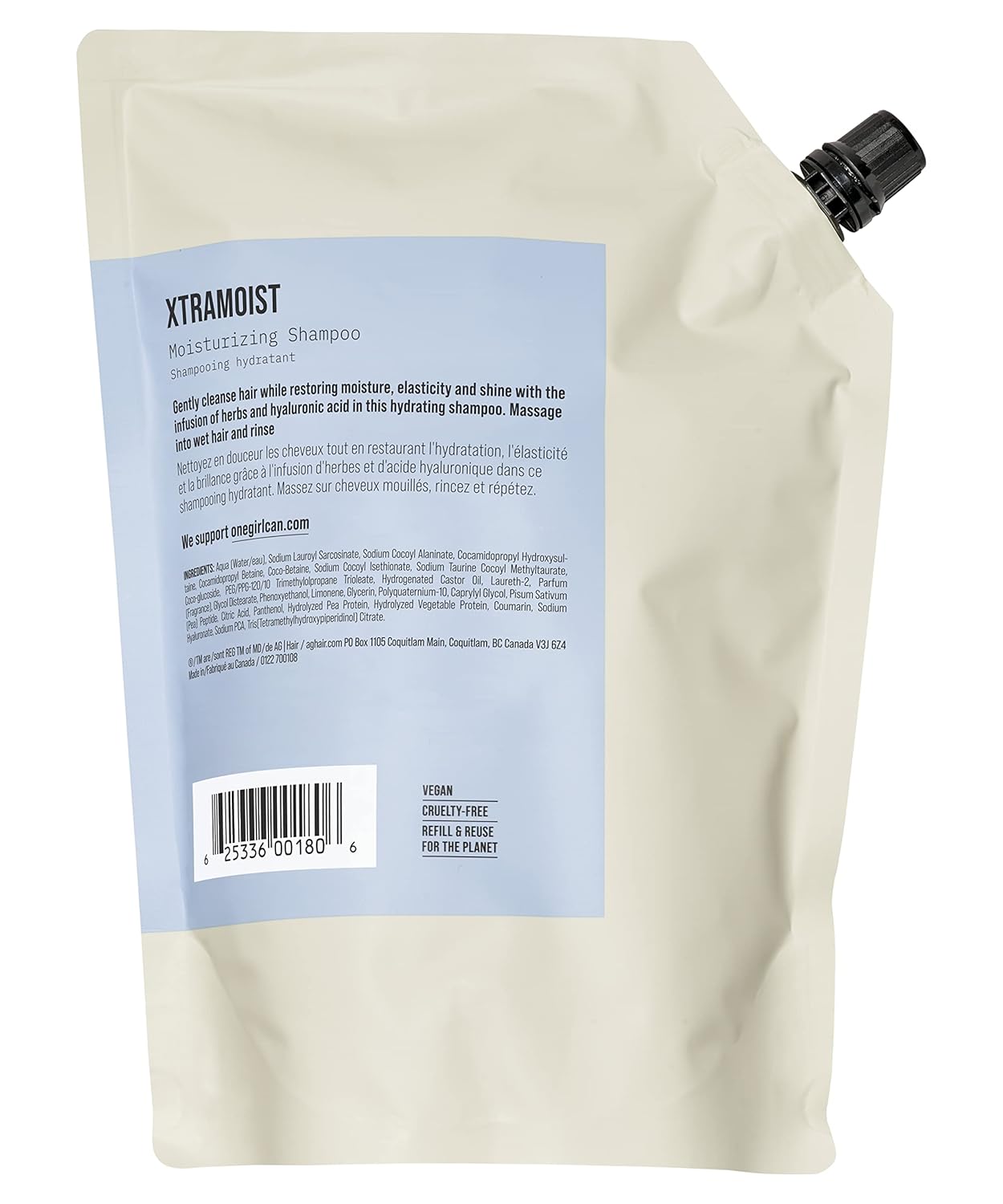 Moisturizing Shampoo - AG Care Xtramoist | 33.8 Fl Oz Hydrating Formula