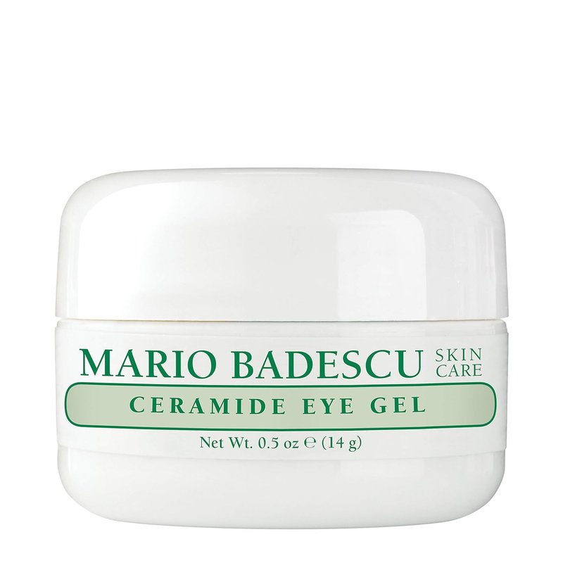 Mario Badescu Ceramide Eye Gel - Oil-Free Formula for All Skin Types | Tightens & Smoothes, 0.5 Ounce