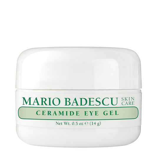 Mario Badescu Ceramide Eye Gel - Oil-Free Formula for All Skin Types | Tightens & Smoothes, 0.5 Ounce
