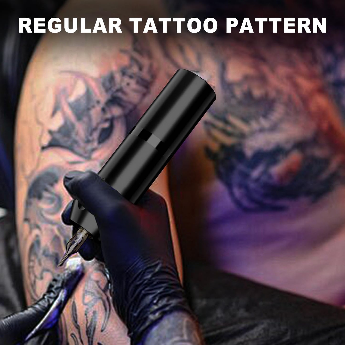 Tattoo Pen Kit - Wireless Tattoo Machine with 20 Cartridges & Pigments | All-in-One Toolkit for Beginners