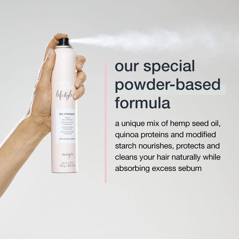 milk_shake Lifestyling Dry Shampoo - Instant Dry Shampoo for Women For Flat, Dry or Oily Hair - 4.7 Fl OZ