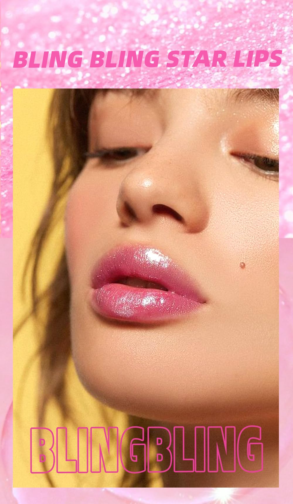 2PCS Cosmetics Magic Color Changing Lip Gloss - Plumping, Long Lasting, Non-sticky, Warm Change Glitter Lip Tint Pack