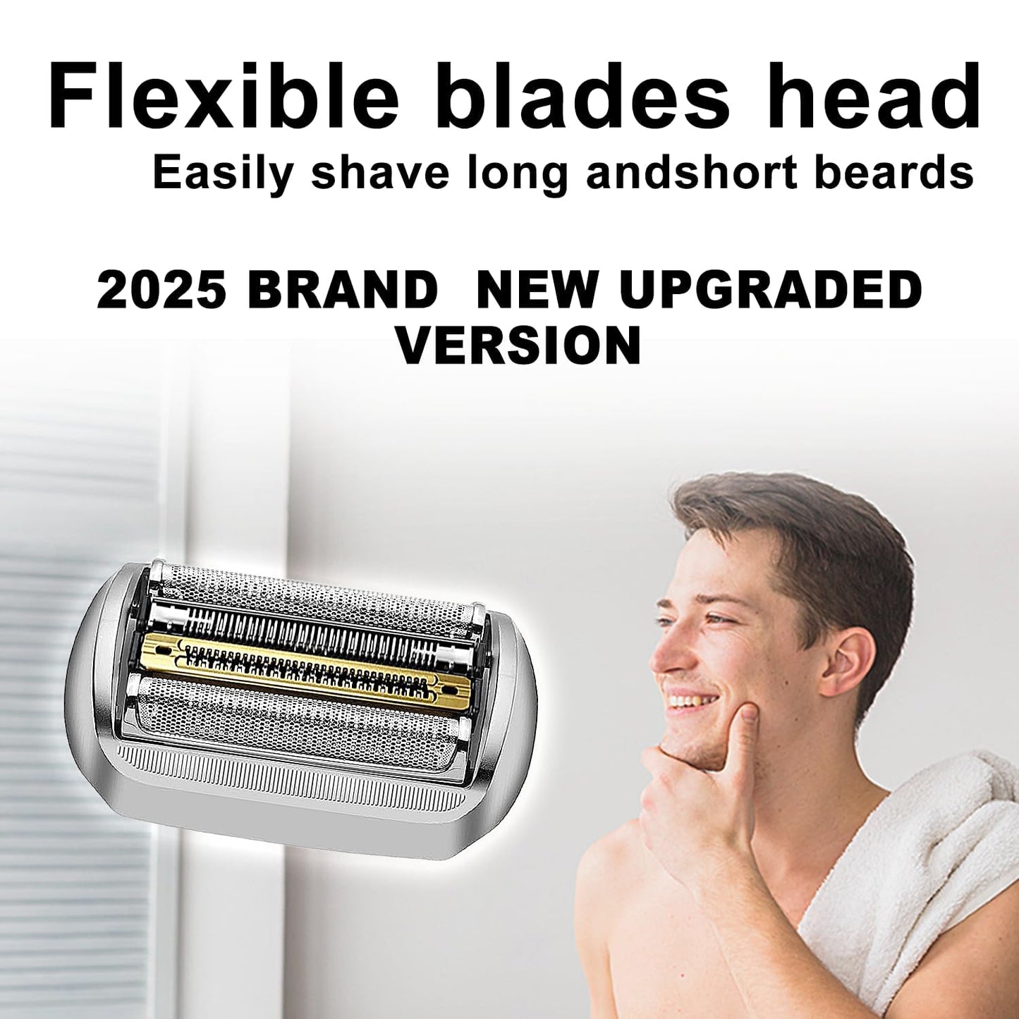 2 PACKS Series 9 Pro 94M Electric Replacement Shaver Head Compatible with Series 9 Pro Electric Razors 9290cc, 9291cc, 9370cc, 9376cc, 9293s, 9260s, 9295cc, 9385cc,(Upgraded ver.)