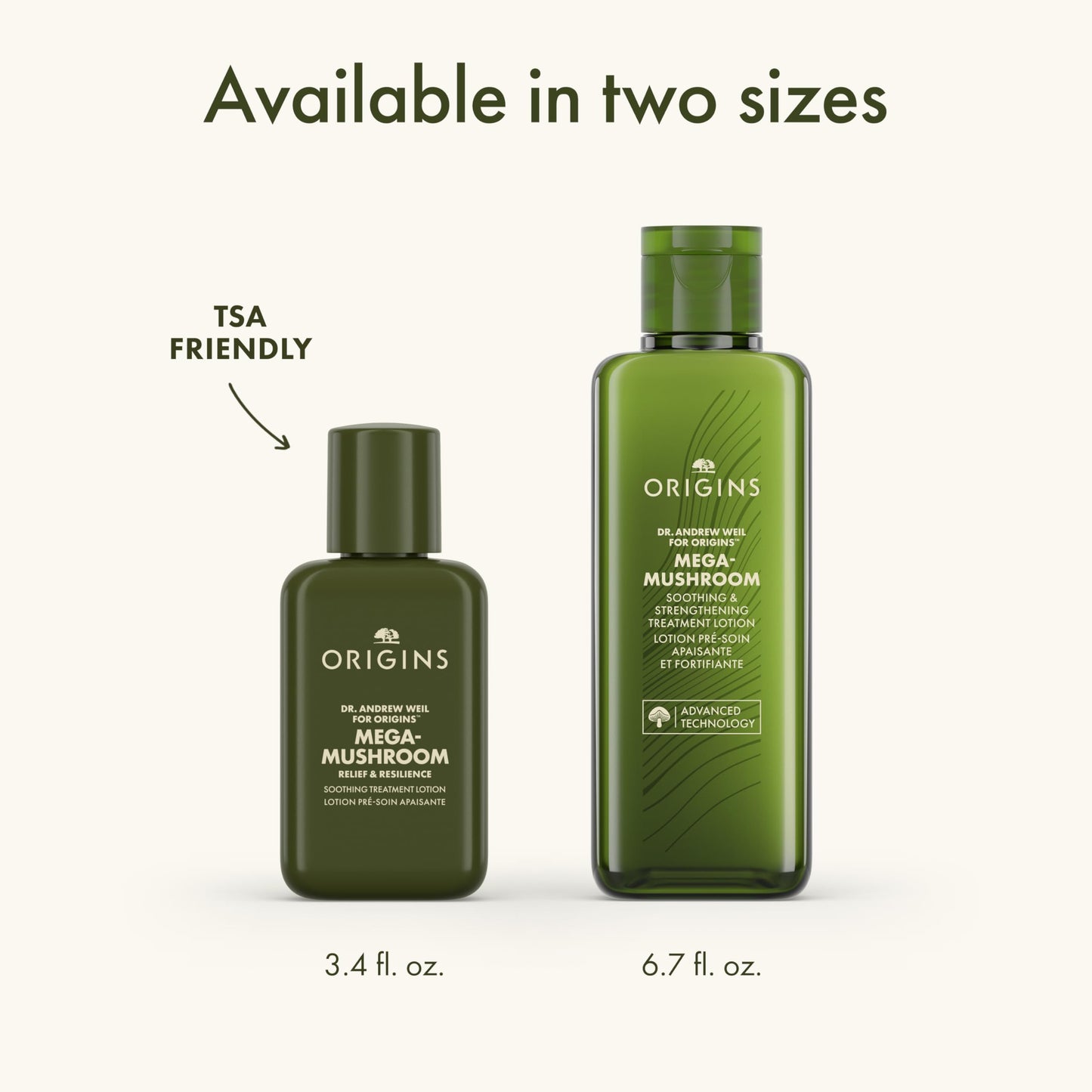 Origins Mega-Mushroom Soothing Treatment Lotion | Great for Sensitive Skin | With Reishi Mushroom