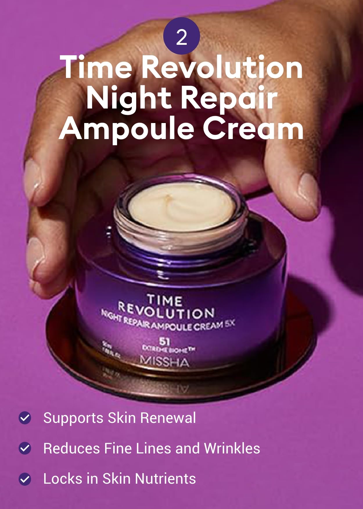 MISSHA Time Revolution Night Repair 5X Gift Set Night Repair Ampoule and Cream 5X, The First Essence 5X for Youthful, Glass Skin, Korean Skin Care