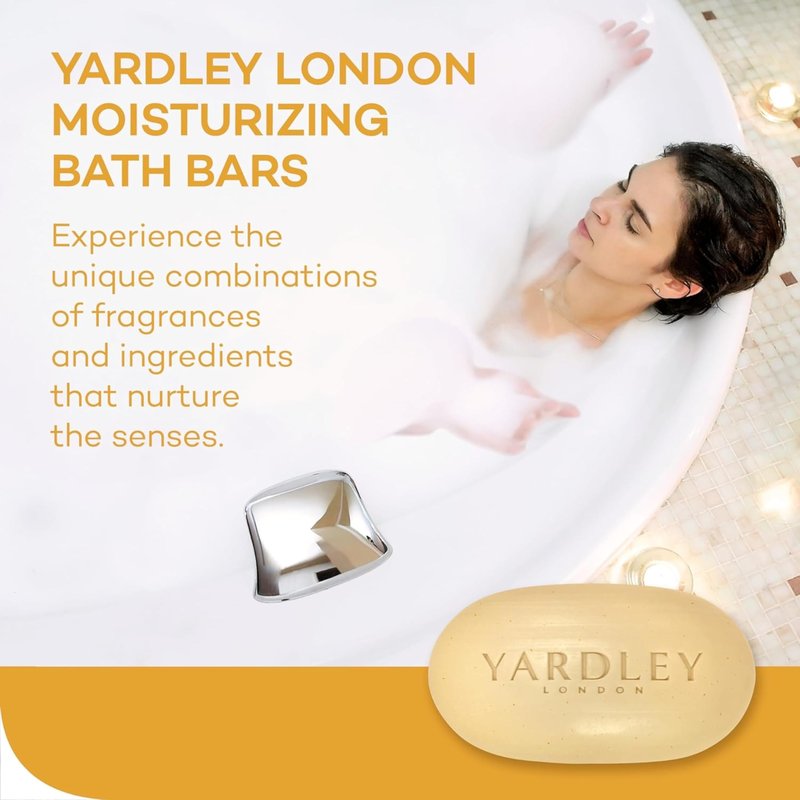 Yardley Oatmeal and Almond Naturally Moisturizing Bath Bar (Pack of 20)