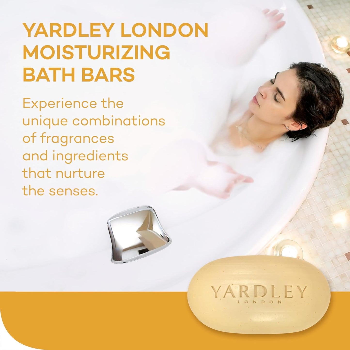 Yardley Oatmeal and Almond Naturally Moisturizing Bath Bar (Pack of 20)