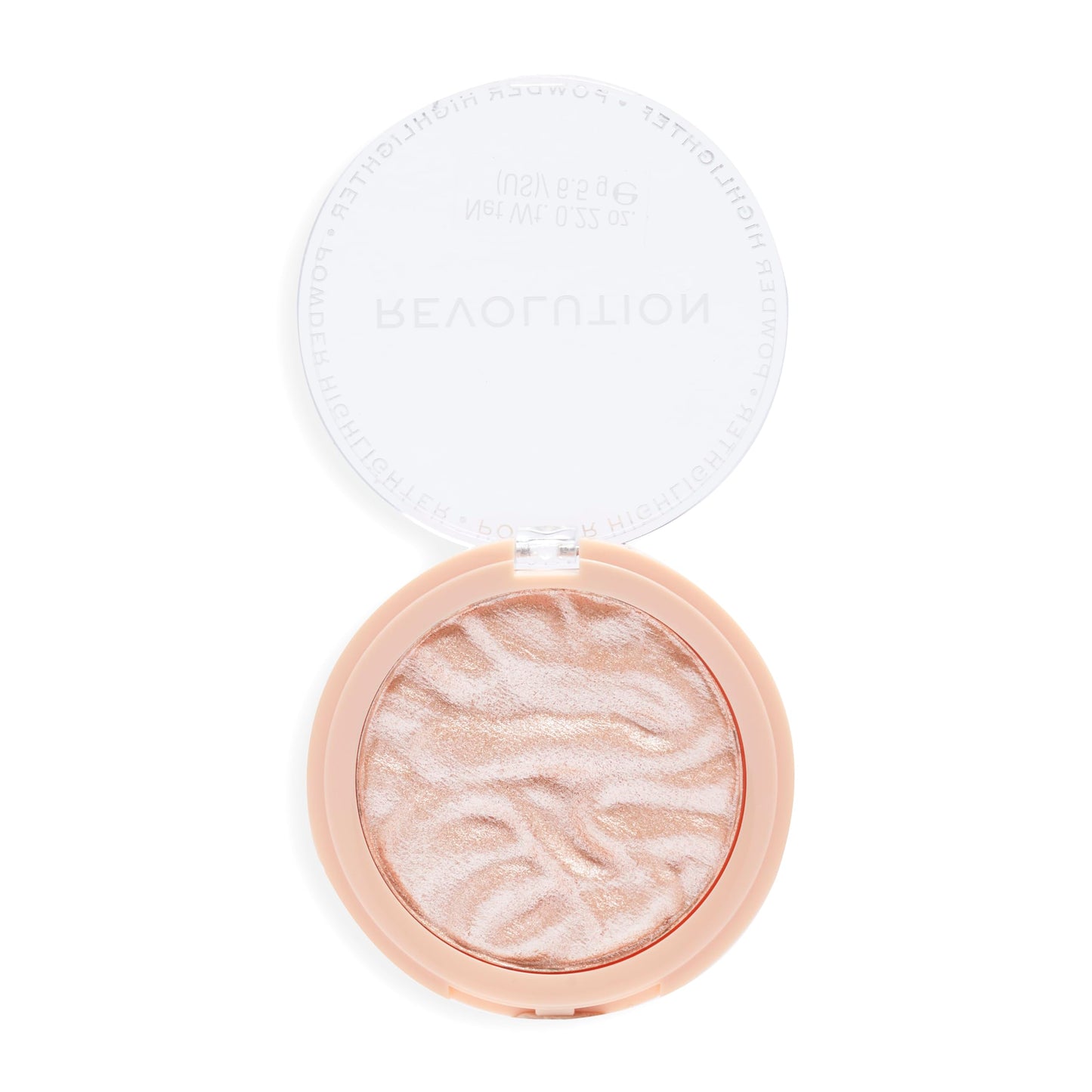 Revolution, Reloaded Pressed Powder Highlighter, Intensely Pigmented for a High-Impact Dewy Finish, Dare to Divulge, 0.22 oz