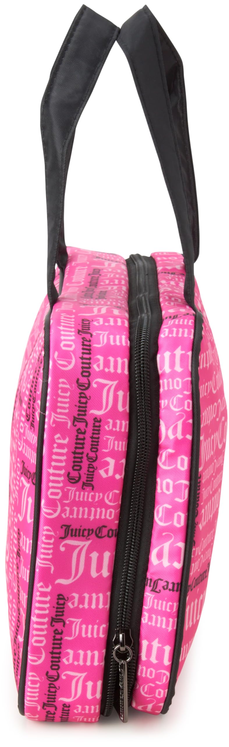 Juicy Couture Hot Pink Graffiti Makeup Bag Cosmetics Organizer Travel Essentials Weekender Logo