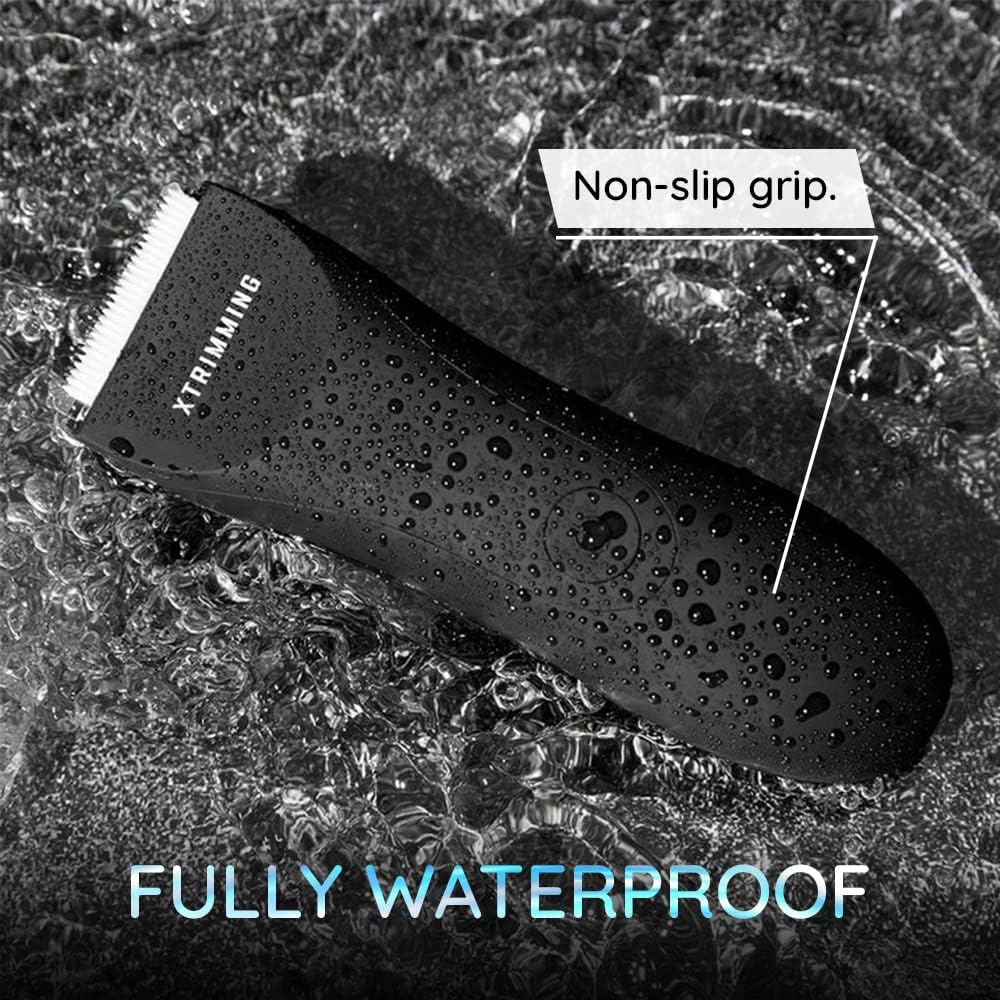 Men's Body Hair Trimmer - Personal Groomer for Smooth Shaving | Waterproof Design, Ergonomic Grip
