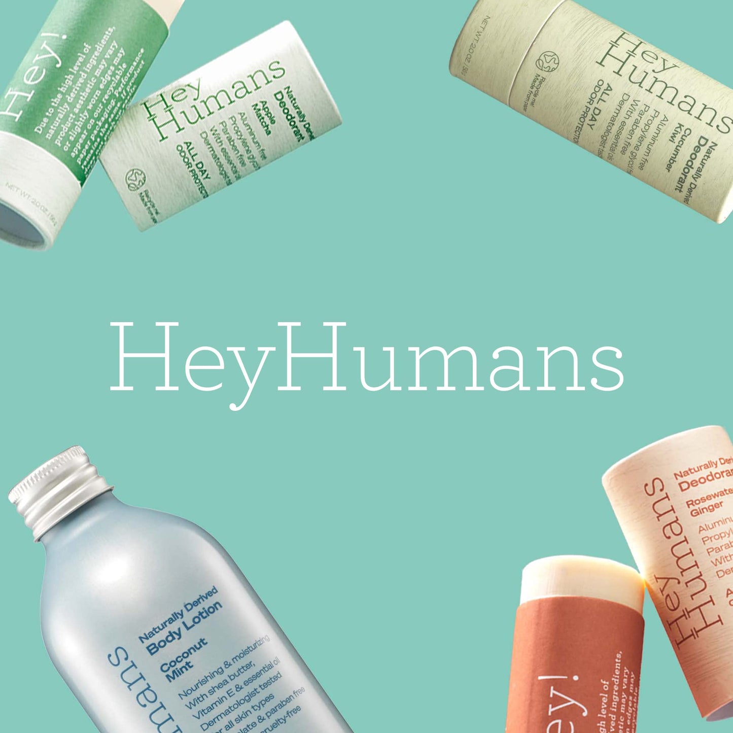 Hey Humans Rosewater Ginger Moisturizing Body Wash with Natural Ingredients & Jojoba Oil | Clean, Vegan, Sulfate Free Bath & Body Wash for Women | Recyclable Bottle, 14 fl. oz. - Pack of 3