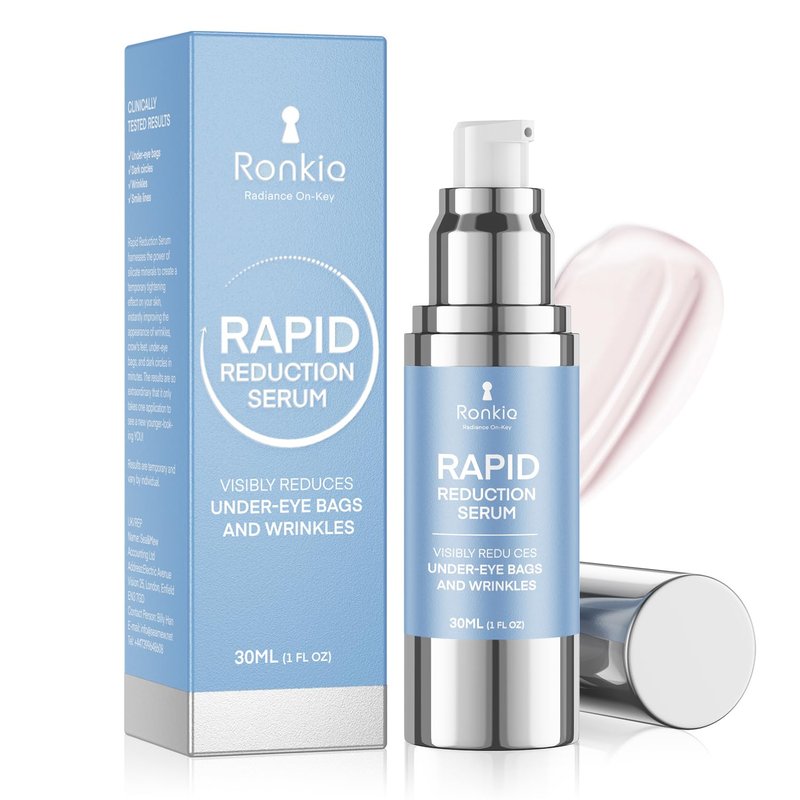 RONKIE Instant Eye Face Lift Cream: Reduces Eye Bags Wrinkles Puffy Eyes Dark Circles Crow’s Feet in Minutes for Mature Skin of Middle-aged Women 1 Fl Oz