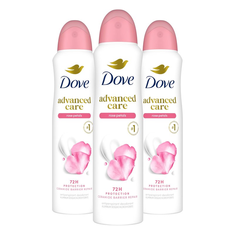 Dove Antiperspirant Deodorant Rose Petals 3.8 oz 3 Count - Amazon Vine