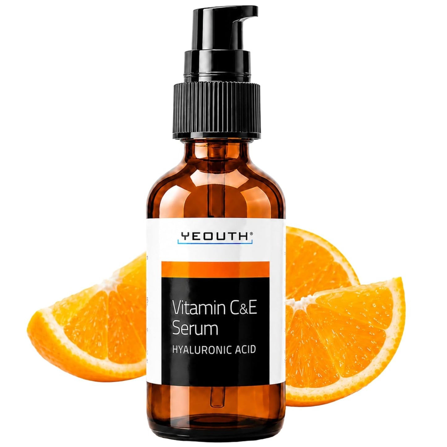 Vitamin C Serum for Face - Brightening with Hyaluronic Acid & Vitamin E | 2 oz