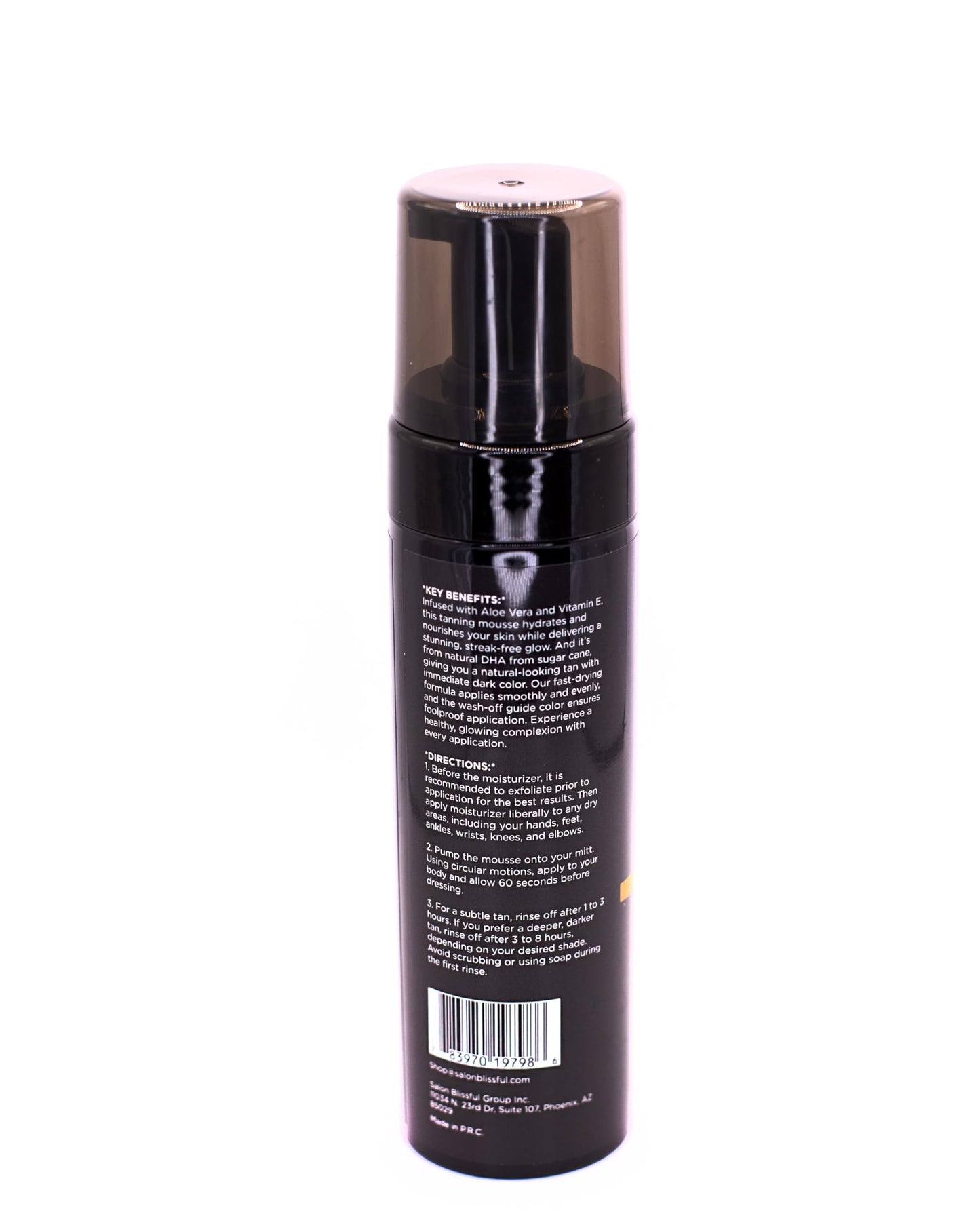 Bronzed Beauty Tanning Mousse – 6.7fl oz Dark Self-Tanning Mousse – Fast-Drying Self Tanner for Natural Bronzed Shade – Nourishing Formula with Aloe Vera and Vitamin E – Coconut Scent