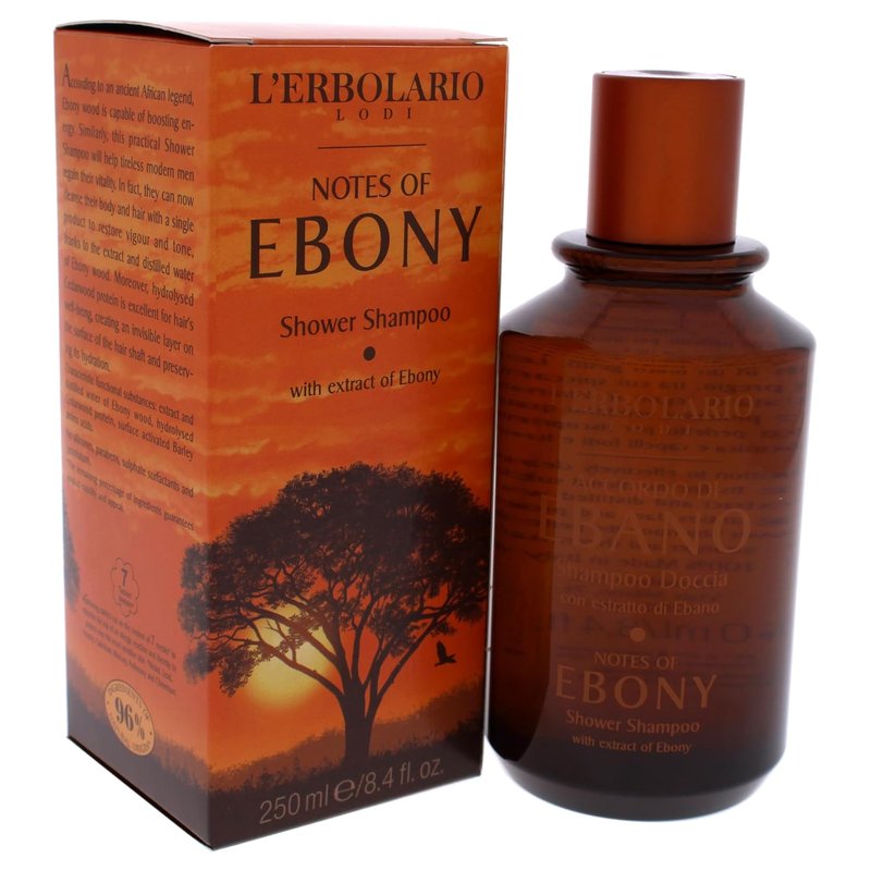 L'Erbolario Shower Shampoo - Moisturizing Body Wash & Clarifying Shampoo | Citrus & Woody Scent - 8.4 oz