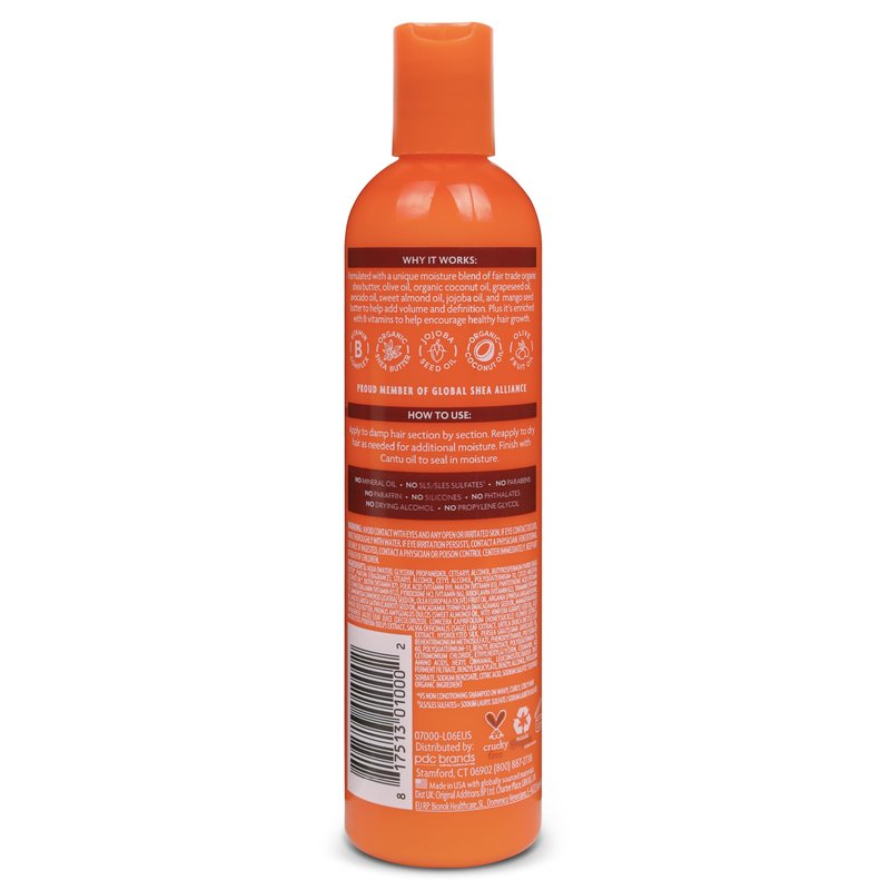 Cantu Shea Butter for Natural Hair Moisturizing Curl Activator Cream, 12 Fl Oz