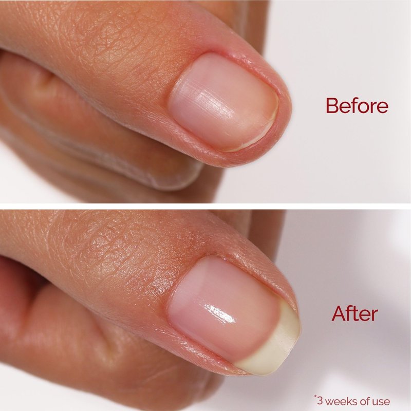 LONDONTOWN Sheer Strength Nail Blush - 2-in-1 Tinted Nail Hardener Strengthening Treatment With Jelly Finish, Poppy, 0.40fl oz
