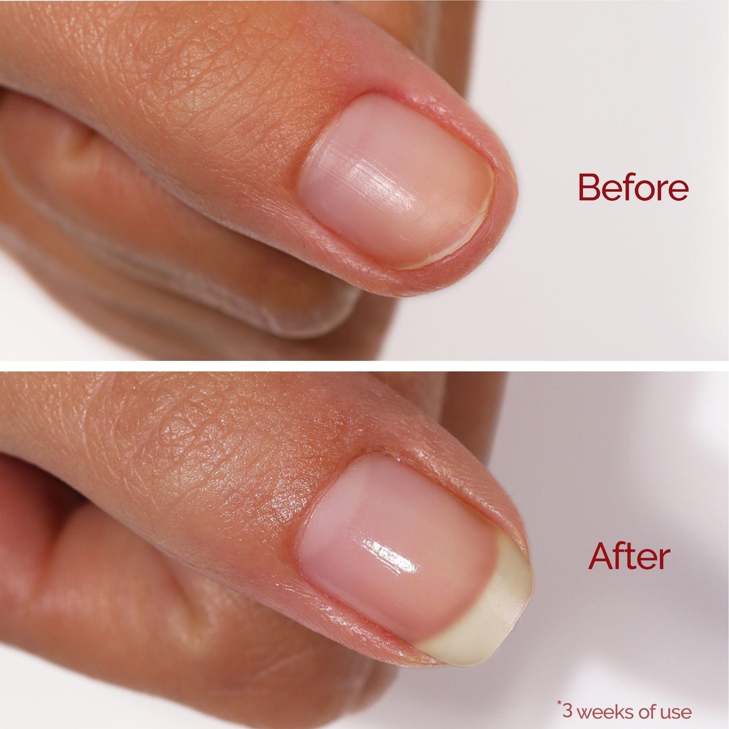 LONDONTOWN Sheer Strength Nail Blush - 2-in-1 Tinted Nail Hardener Strengthening Treatment With Jelly Finish, Poppy, 0.40fl oz