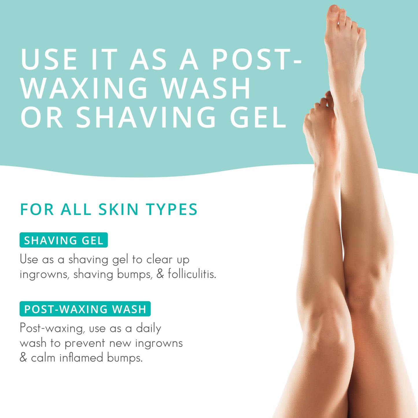 Almond Clear Face & Body Wash | Skin Care for Acne and Folliculitis-Prone Skin - Gentle Acne Face & Body Wash, Exfoliating Cleanser with Mandelic Acid | 17.25 oz