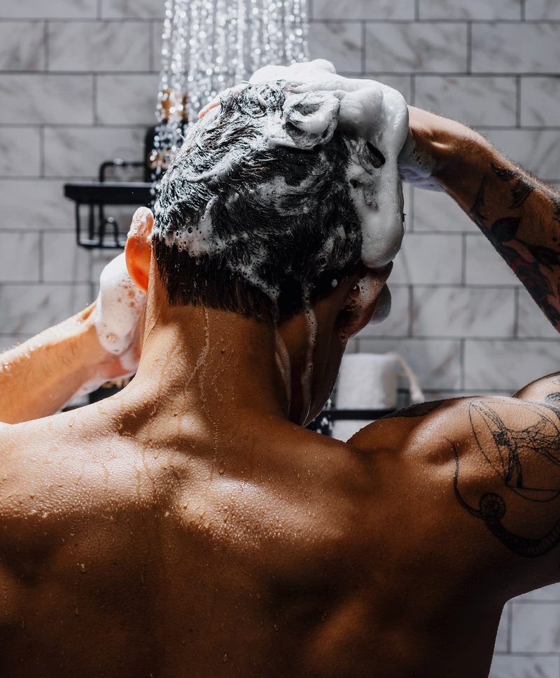 GO247 Daily Shampoo - Gentle Daily Cleanser for Men - Hydrates, Strengthens & Revitalizes Hair - Infused with B5 & Soy Proteins - Light Citrus Herbal Scent, 32 Fl Oz
