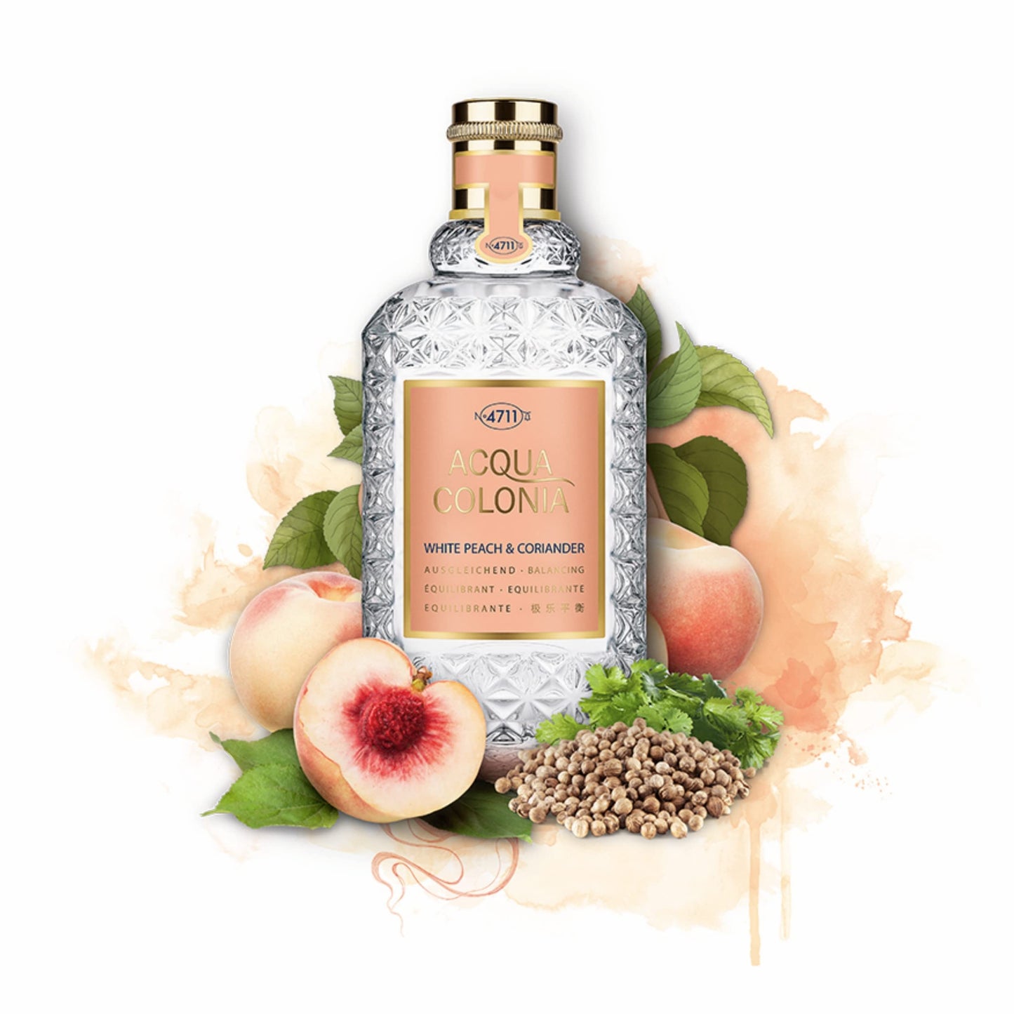 4711 Acqua Colonia - White Peach and Coriander by Muelhens for Unisex - 5.7 oz EDC Spray
