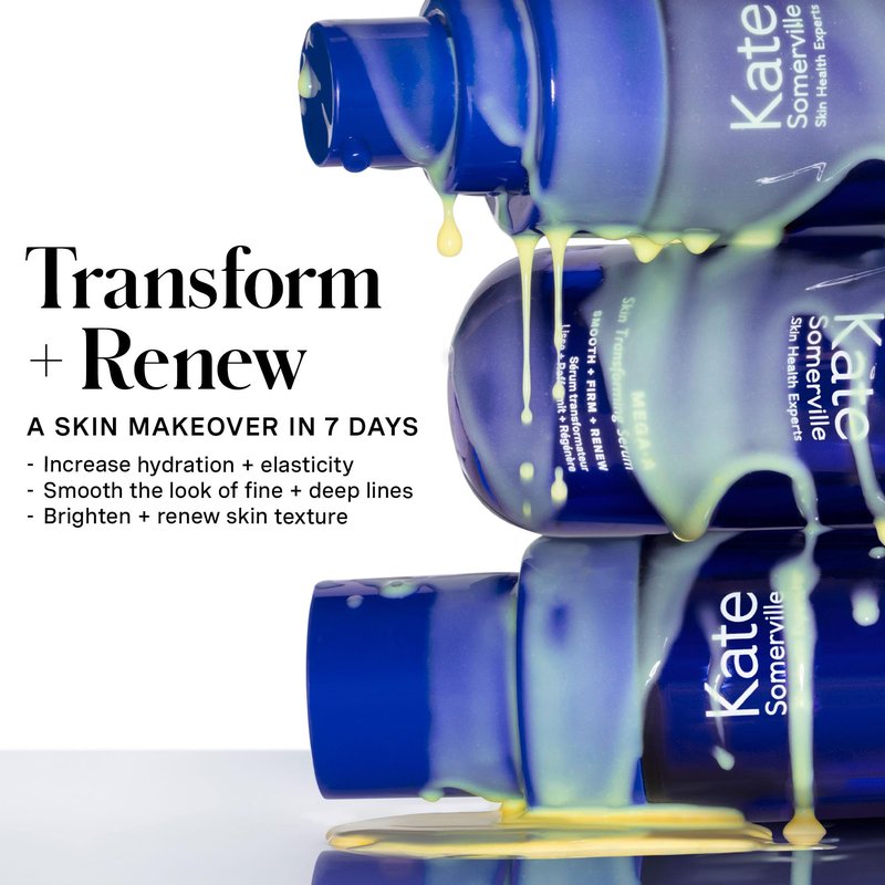 Kate Somerville Mega-A Skin Transforming Serum – Anti-Aging Serum with Hyaluronic Acid For Uneven Texture and Wrinkles, 1 Fl. Oz