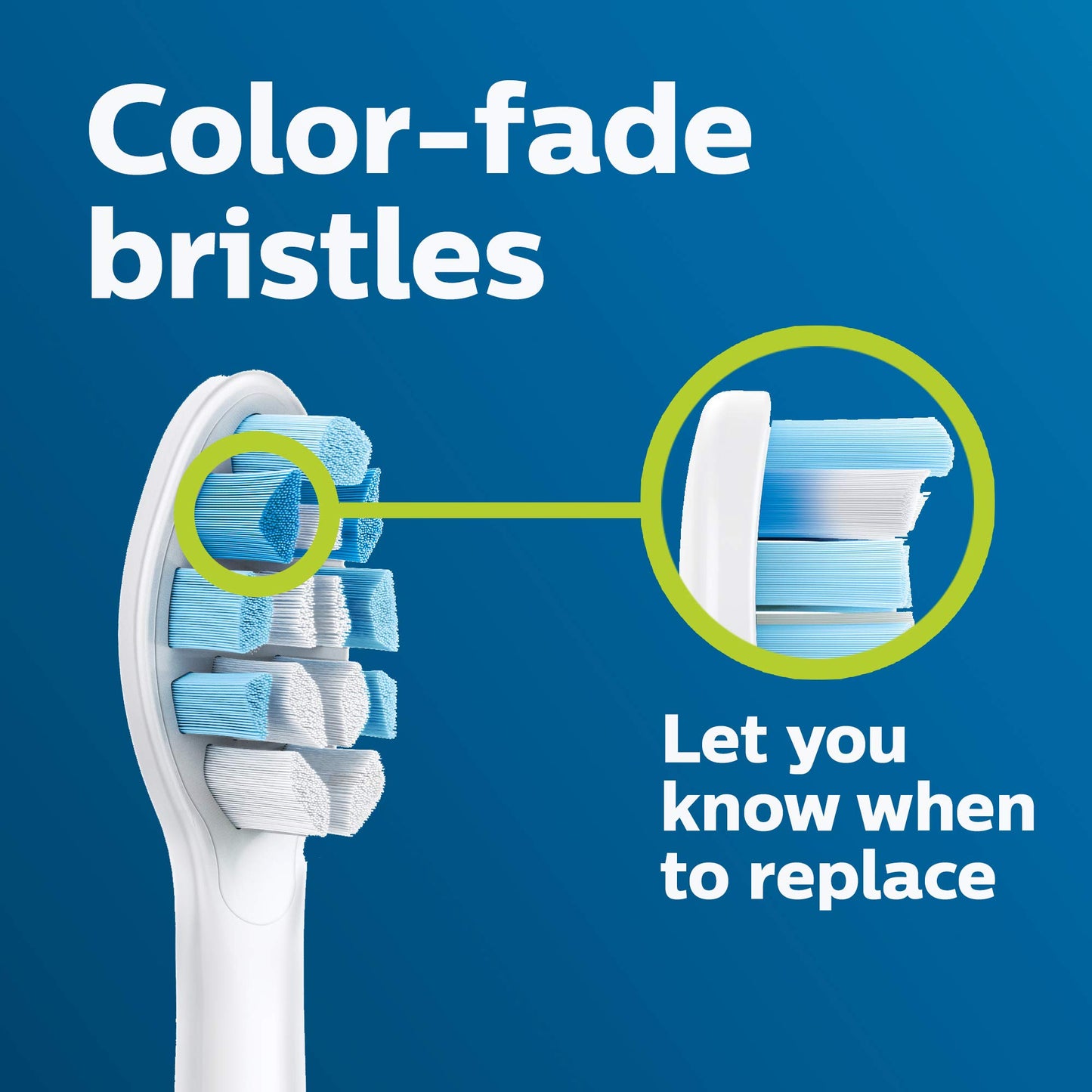 Philips Sonicare Optimal Gum Care Replacement Toothbrush Heads, HX9034/65, BrushSync™ Technology, White 4-pk