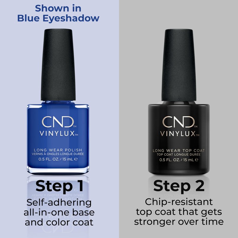 CND Vinylux Longwear Blue Nail Polish, Gel-like Shine & Chip Resistant Color, 0.5 Fl Oz