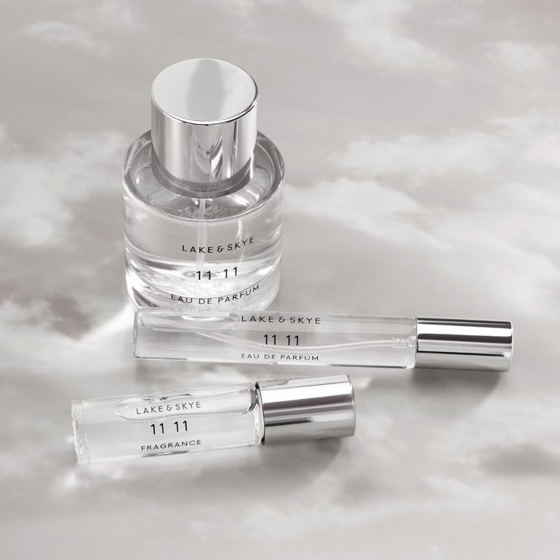Lake & Skye 11 11 Fragrance Oil Rollerball - Unisex Skin Musk & White Ambers | 0.33 fl oz (10 mL)