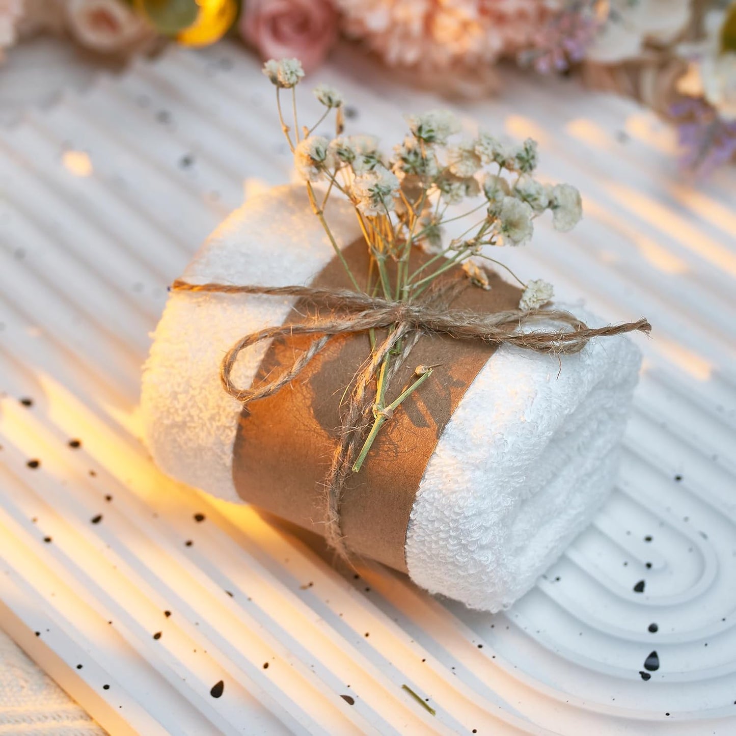 Natural Spa Gift Set for Her - Handmade Citrus & Vanilla Self-Care Package | Bath & Body Products